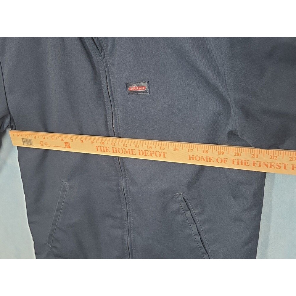 VTG Dickies Jacket Mens MED Navy Quilt Lined Eisenhower Mechanic Work Full Zip - Picture 6 of 9